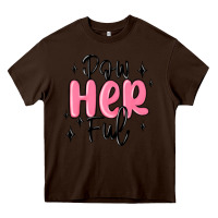 Chocolate Brown powherful Heavy Core Tee - MaliasSmallBusiness