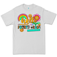 Dove Grey hello fourth grade Premium Tee - NancyCooperArtShop