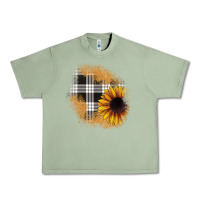 Oil Green sunflower christmas patch Urban Heavy Tee - JahusDesignShop