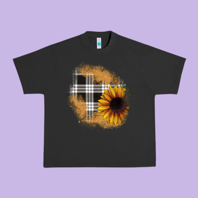 Sunflower Christmas Patch Urban Heavy Tee Designed By Jahusdesignshop