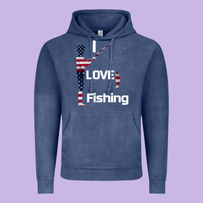 I Love Fishing Vintage Hoodie Designed By Bettercallsaul