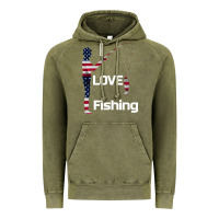 Vintage Olive I love fishing Vintage Hoodie - Bettercallsaul
