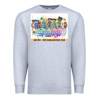 Heather Grey asdfas Premium Sweatshirt - CowhideDigitalArt