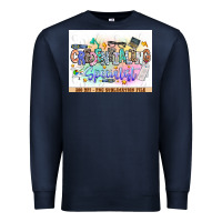 Navy asdfas Premium Sweatshirt - CowhideDigitalArt