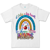 White it takes a big heart to shape little Premium Tee - NancyCooperArtShop