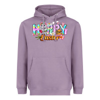 Lavender Happy Easter Heavyweight Hoodie - CowhideDigitalArt