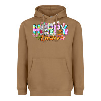 Toasted Coconut Happy Easter Heavyweight Hoodie - CowhideDigitalArt