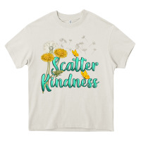 Cream scatter kindness Heavy Core Tee - NancyCooperArtShop