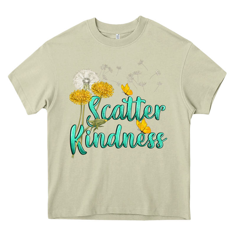 Scatter Kindness Heavy Core Tee by NancyCooperArtShop | Teevron