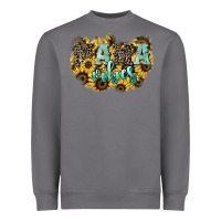 Storm Mama vibes leopard mother's day Heavyweight Sweatshirt - HowdyJamesFarm