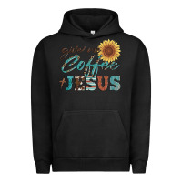 Pigment Black give me coffee and jesus Urban Hoodie - Artiststas