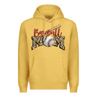 Antique Gold baseball mom Premium Hoodie - FaDigitalArtStudio