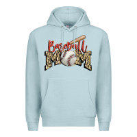Blue Mist baseball mom Premium Hoodie - FaDigitalArtStudio