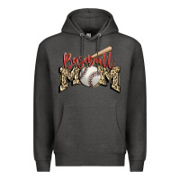 Charcoal Heather baseball mom Premium Hoodie - FaDigitalArtStudio