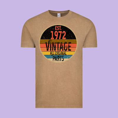 Est. 1972 Made In 1972 All Original Parts All Orginal Parts Vintage Tee Designed By Bettercallsaul