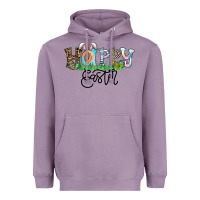 Lavender Happy Easter Heavyweight Hoodie - CowhideDigitalArt
