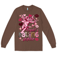 Chestnut Cupid's dating service Valentine's Day Long Sleeve Tee - HowdyJamesFarm
