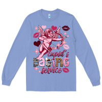 Colony Blue Cupid's dating service Valentine's Day Long Sleeve Tee - HowdyJamesFarm
