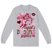 Moon Dust Cupid's dating service Valentine's Day Long Sleeve Tee - HowdyJamesFarm