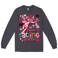 Smoke Cupid's dating service Valentine's Day Long Sleeve Tee - HowdyJamesFarm