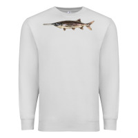 Dove Grey Paddlefish Illustrations, Premium Sweatshirt - LillyAllenDesigns
