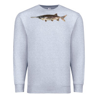 Heather Grey Paddlefish Illustrations, Premium Sweatshirt - LillyAllenDesigns