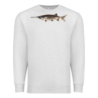 Oatmeal Heather Paddlefish Illustrations, Premium Sweatshirt - LillyAllenDesigns