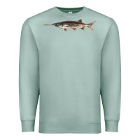 Seafoam Paddlefish Illustrations, Premium Sweatshirt - LillyAllenDesigns