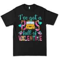 Black ive got a bus full of valentine Premium Tee - NancyCooperArtShop