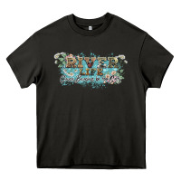 Asphalt river life Heavy Core Tee - NancyCooperArtShop