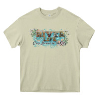 Mossy river life Heavy Core Tee - NancyCooperArtShop