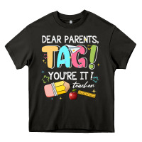 Asphalt dear parents tag youare it teacher Heavy Core Tee - JahusDesignShop