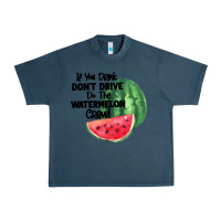 Midnight Navy Watermelon Crawl Urban Heavy Tee - Bettercallsaul