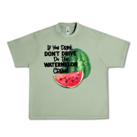 Oil Green Watermelon Crawl Urban Heavy Tee - Bettercallsaul