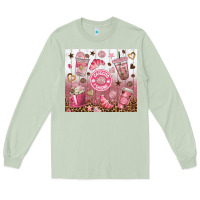 Matcha cafecito y chisme with leopard tumbler tbs Long Sleeve Tee - TumblerDesignByShophia