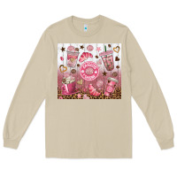Mushroom cafecito y chisme with leopard tumbler tbs Long Sleeve Tee - TumblerDesignByShophia