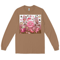 Toasted Coconut cafecito y chisme with leopard tumbler tbs Long Sleeve Tee - TumblerDesignByShophia