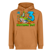 Meerkat birthday boy frog age 3 Heavyweight Hoodie - LillyAllenDesigns