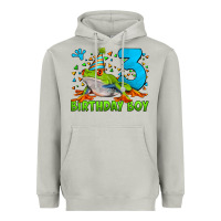 Moon Dust birthday boy frog age 3 Heavyweight Hoodie - LillyAllenDesigns