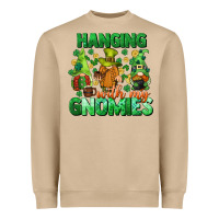 Mushroom St. Patrick's Day gnomes Heavyweight Sweatshirt - CowGirlArtShop