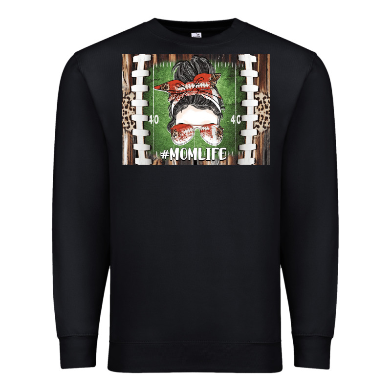 American Football Mom Life Premium Sweatshirt by CowhideDigitalArt | Teevron