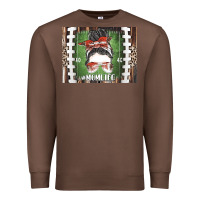 Chestnut American Football Mom life Premium Sweatshirt - CowhideDigitalArt