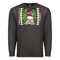 Smoke American Football Mom life Premium Sweatshirt - CowhideDigitalArt
