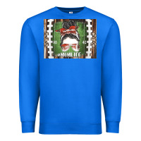 True Royal American Football Mom life Premium Sweatshirt - CowhideDigitalArt