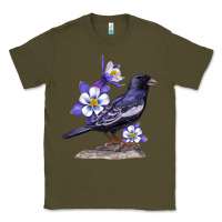Army Green Colorado Lark Mountain Bunting Bird Classic Tee - Bettercallsaul