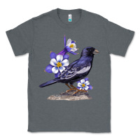 Charcoal Heather Colorado Lark Mountain Bunting Bird Classic Tee - Bettercallsaul