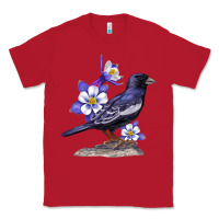 Red Colorado Lark Mountain Bunting Bird Classic Tee - Bettercallsaul
