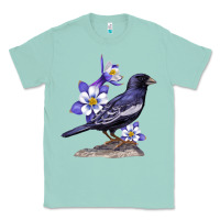 Seafoam Colorado Lark Mountain Bunting Bird Classic Tee - Bettercallsaul