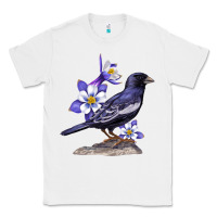 White Colorado Lark Mountain Bunting Bird Classic Tee - Bettercallsaul