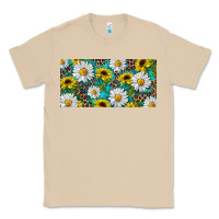 Mushroom Sunflower And Daisy With Leopard Classic Tee - RanaPortraitStore